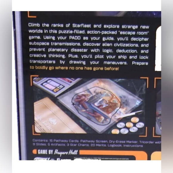 FUNKO Star Trek Cryptic Puzzle & Pathways Adventure 1 / More Players 10+ Yrs NEW - Picture 6 of 6